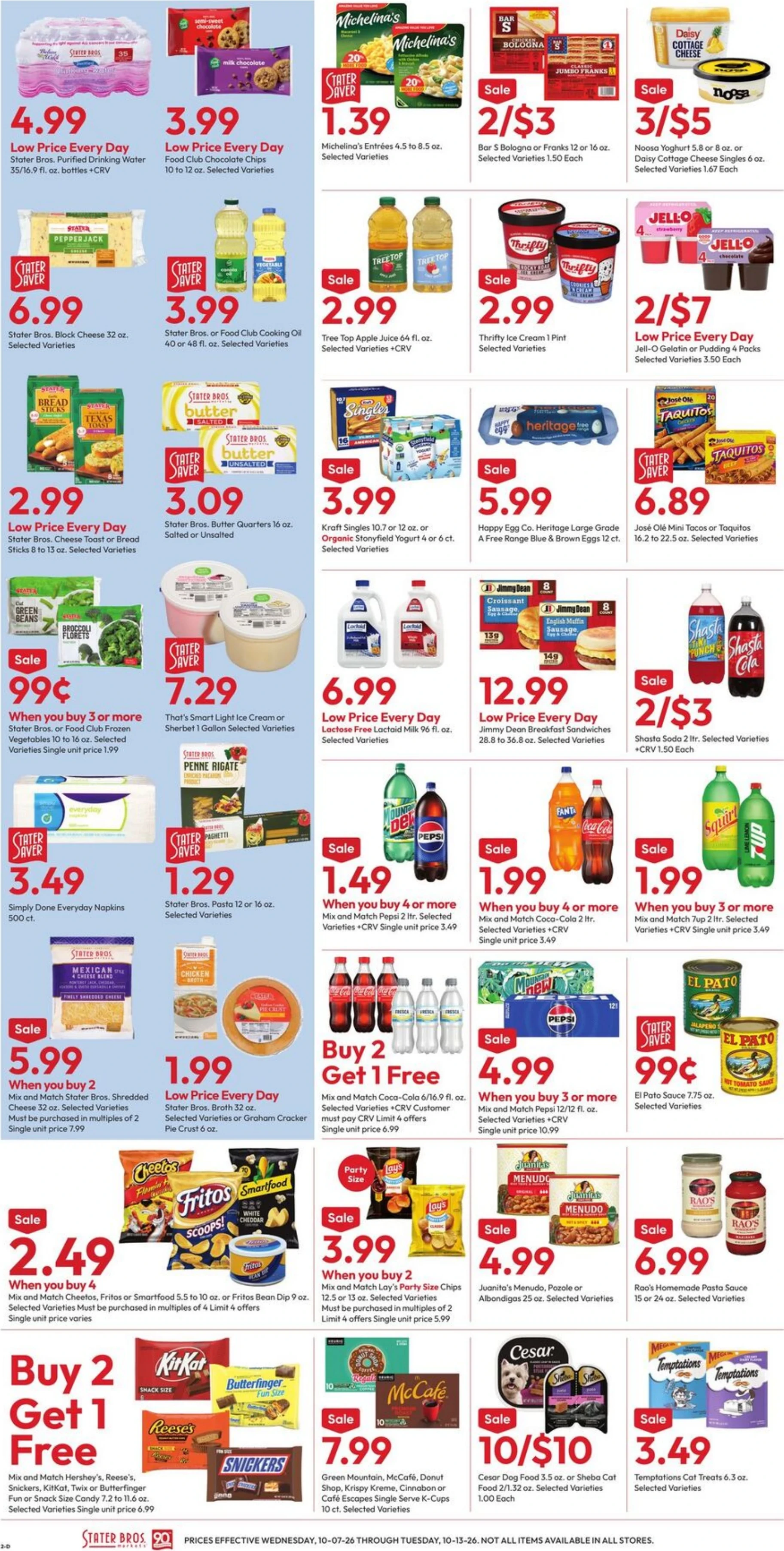 Stater Bros. Markets Page 2 of 7, weekly ad for Oct 7 - Oct 13, 2026
