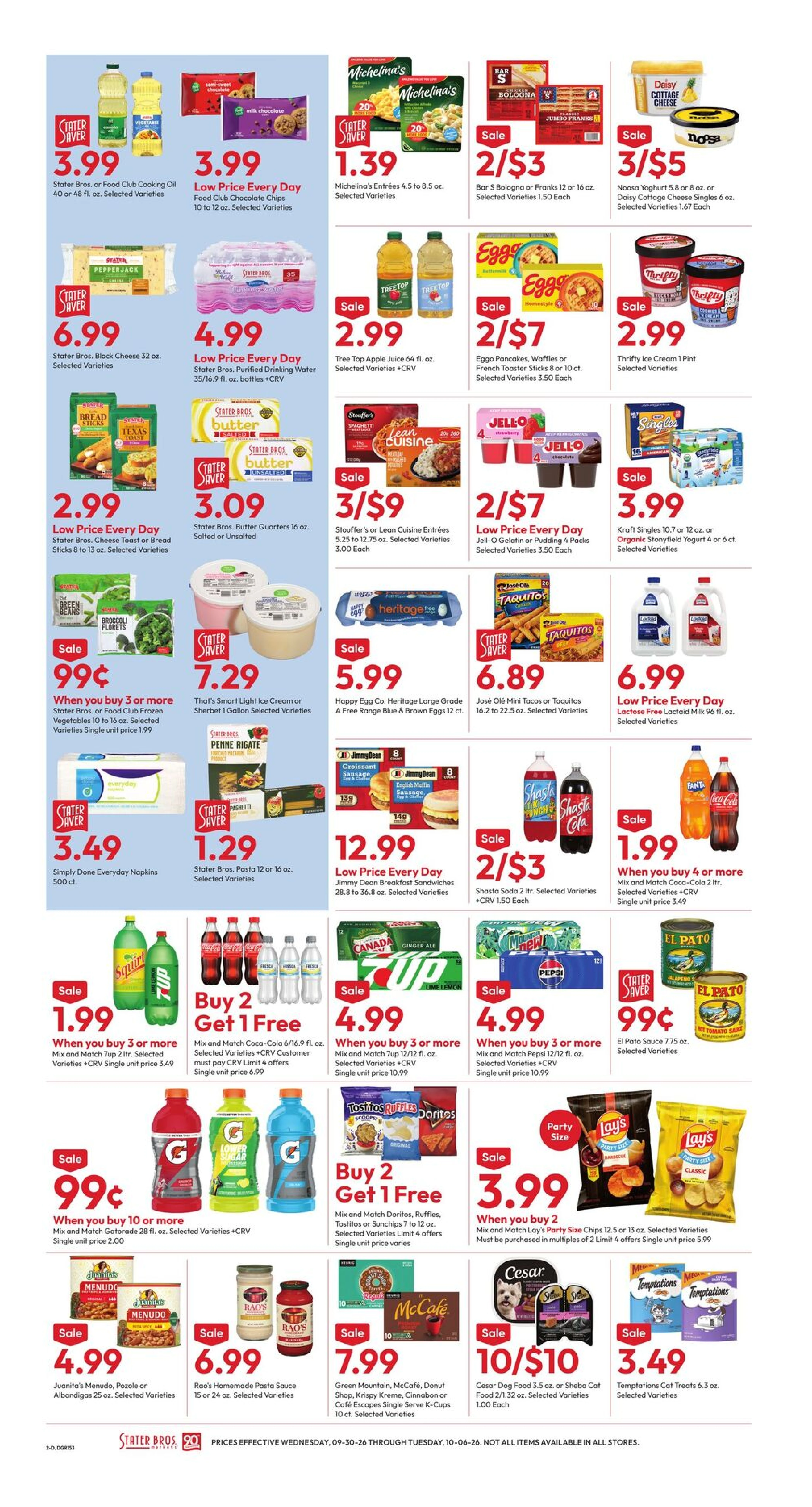 Stater Bros Markets Page 2