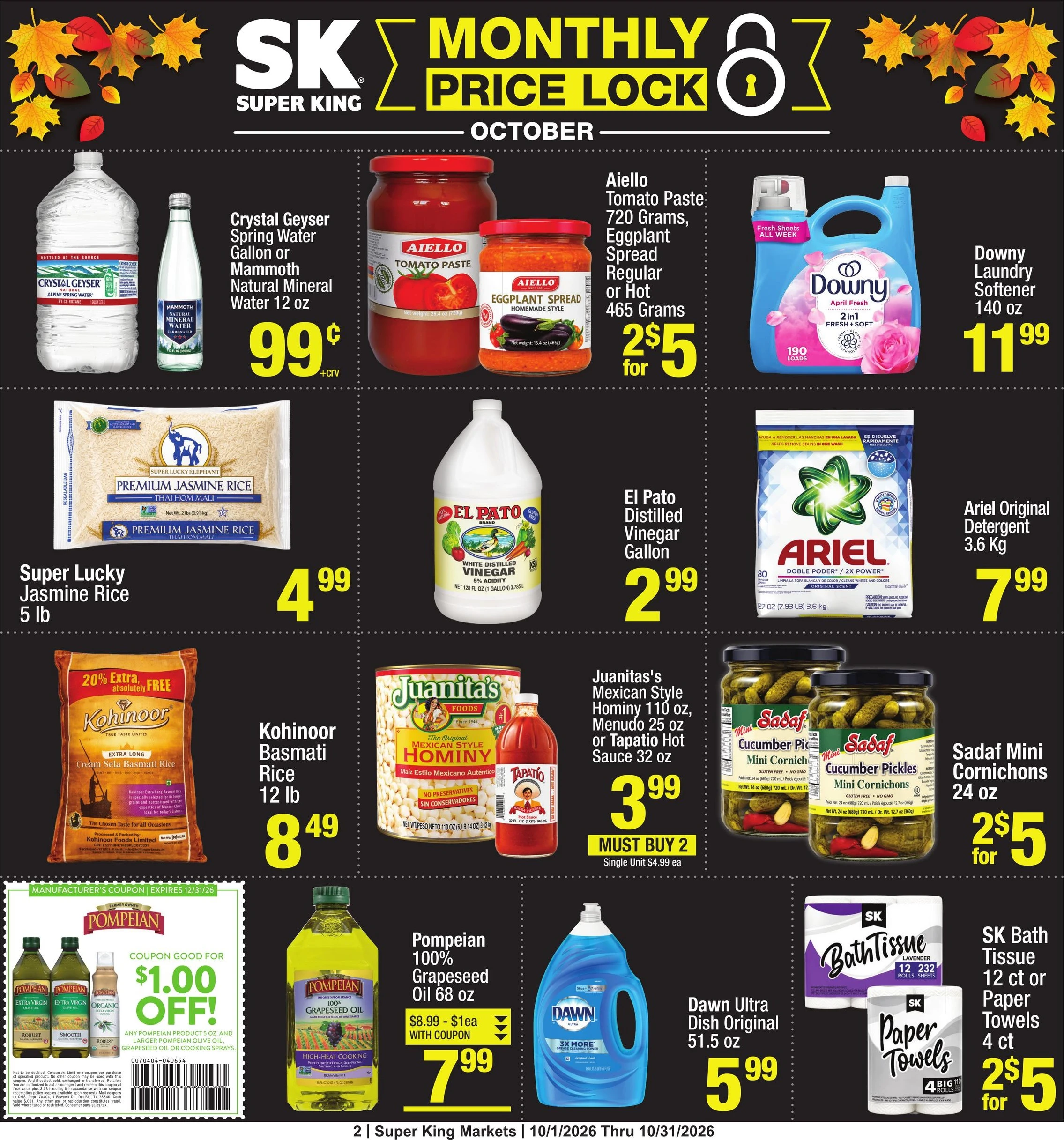Super King Page 11 of 13, weekly ad for Oct 5 - Oct 11, 2026