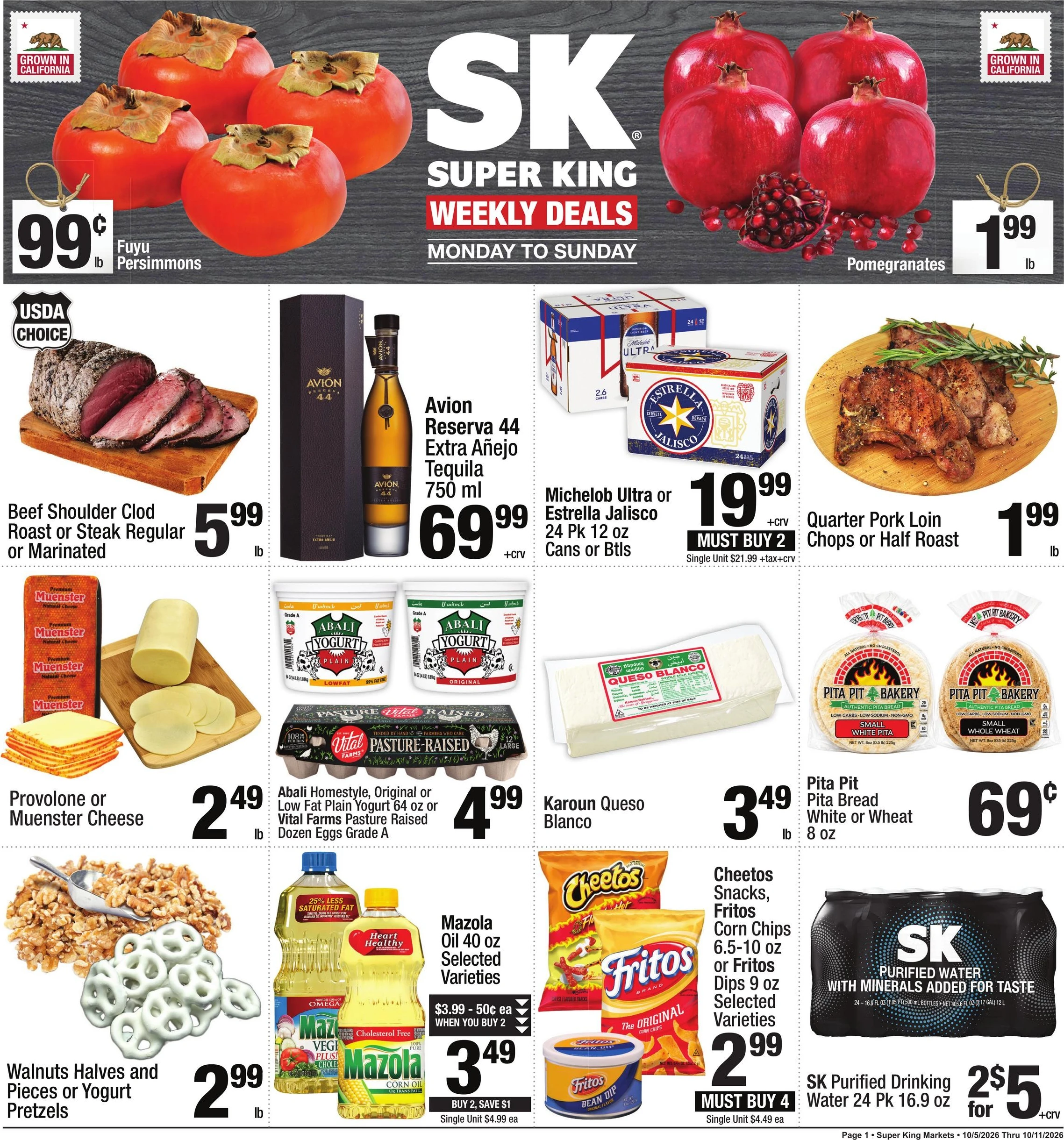 Super King Page 1 of 13, weekly ad for Oct 5 - Oct 11, 2026