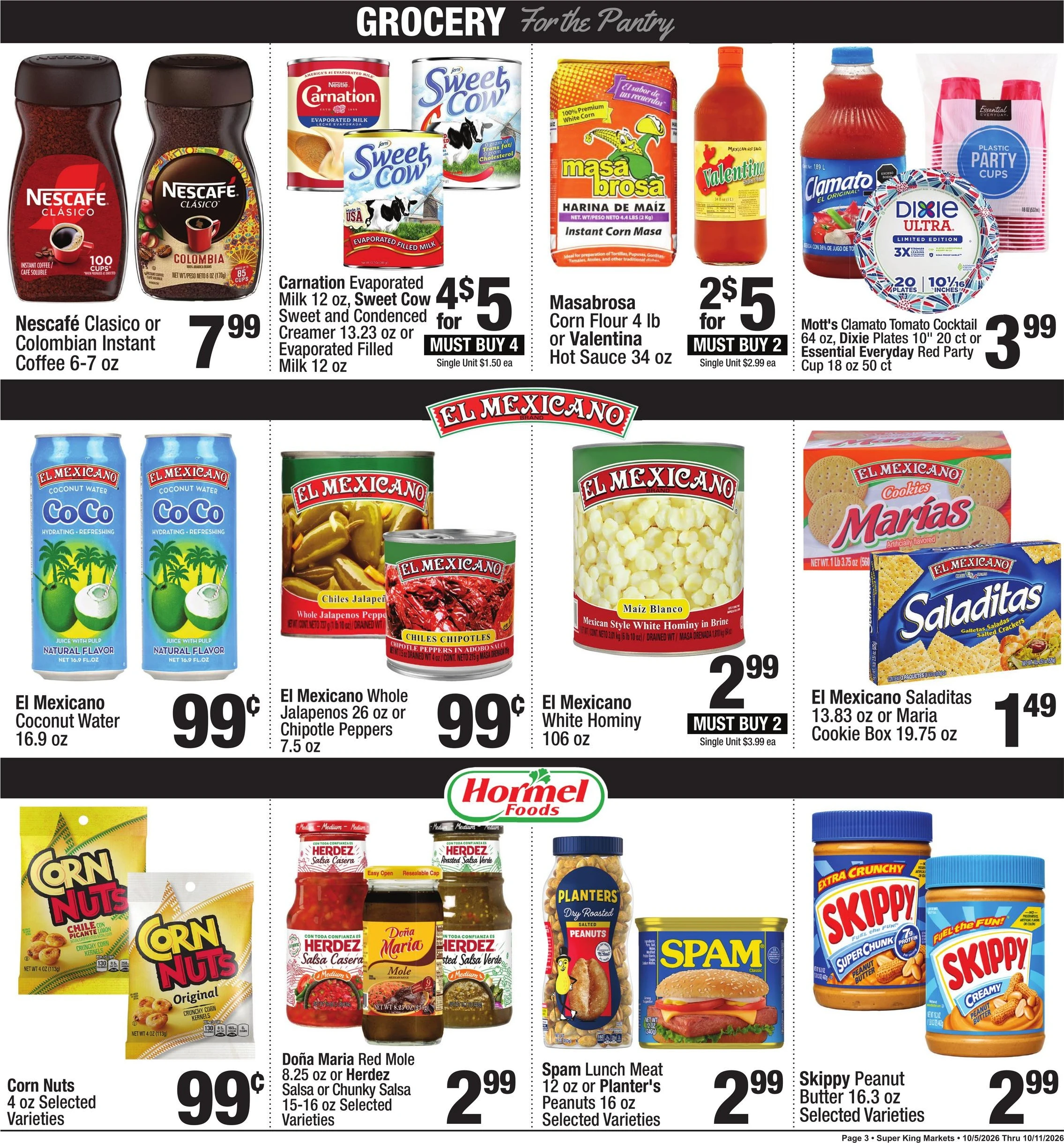 Super King Page 3 of 13, weekly ad for Oct 5 - Oct 11, 2026