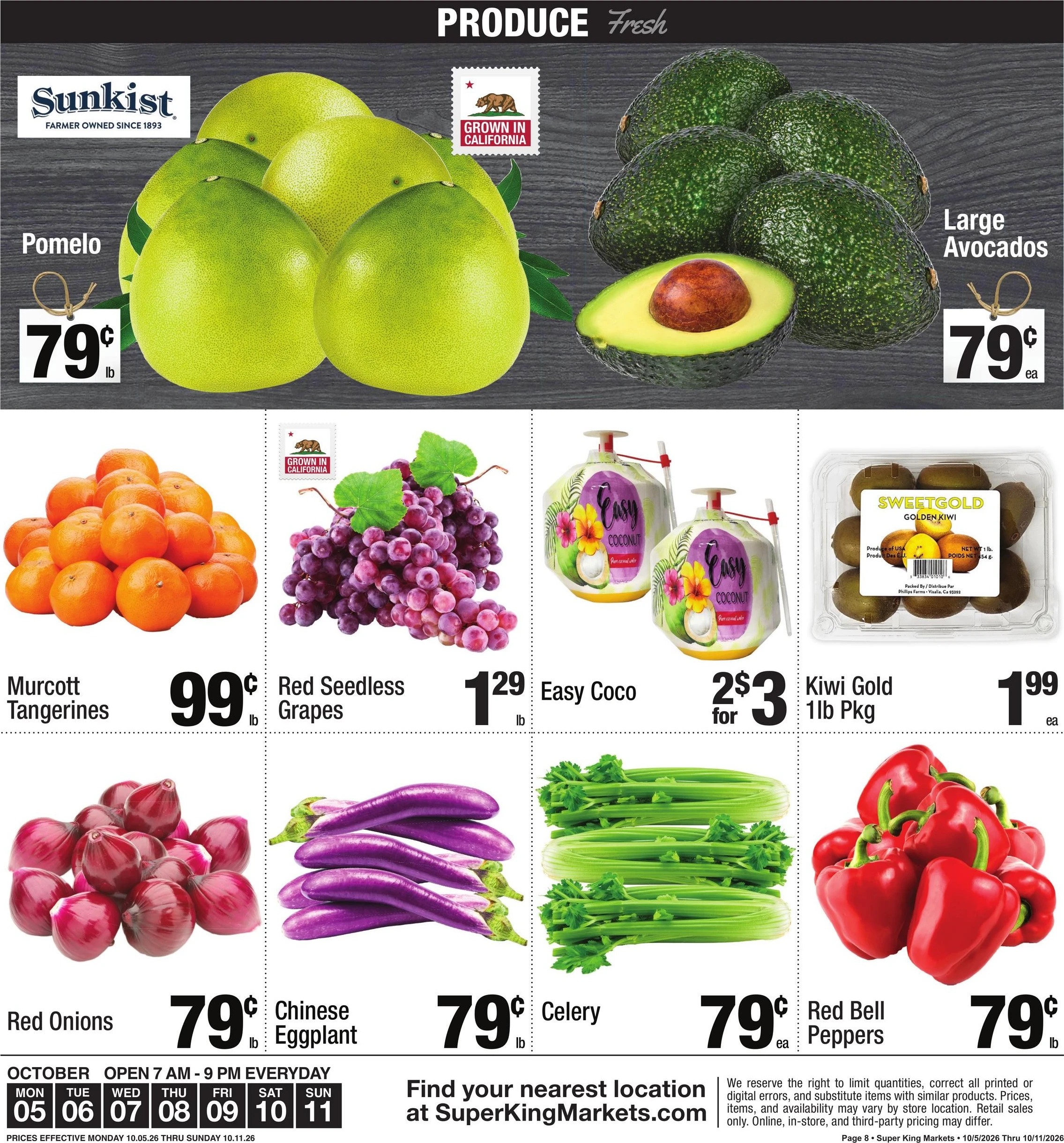 Super King Page 9 of 13, weekly ad for Oct 5 - Oct 11, 2026