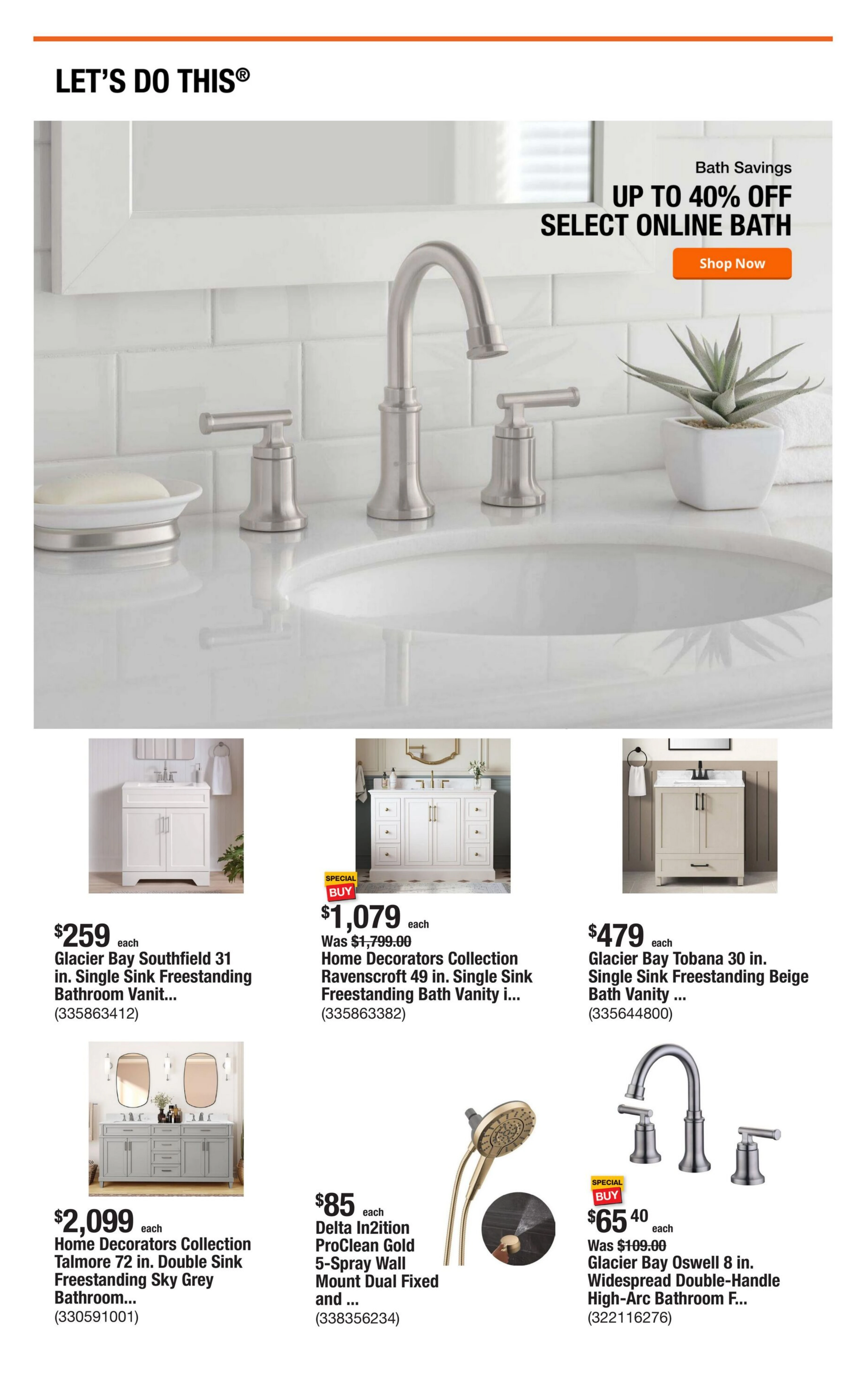 The Home Depot Page 3 of 10, weekly ad for Oct 1 - Oct 8, 2026