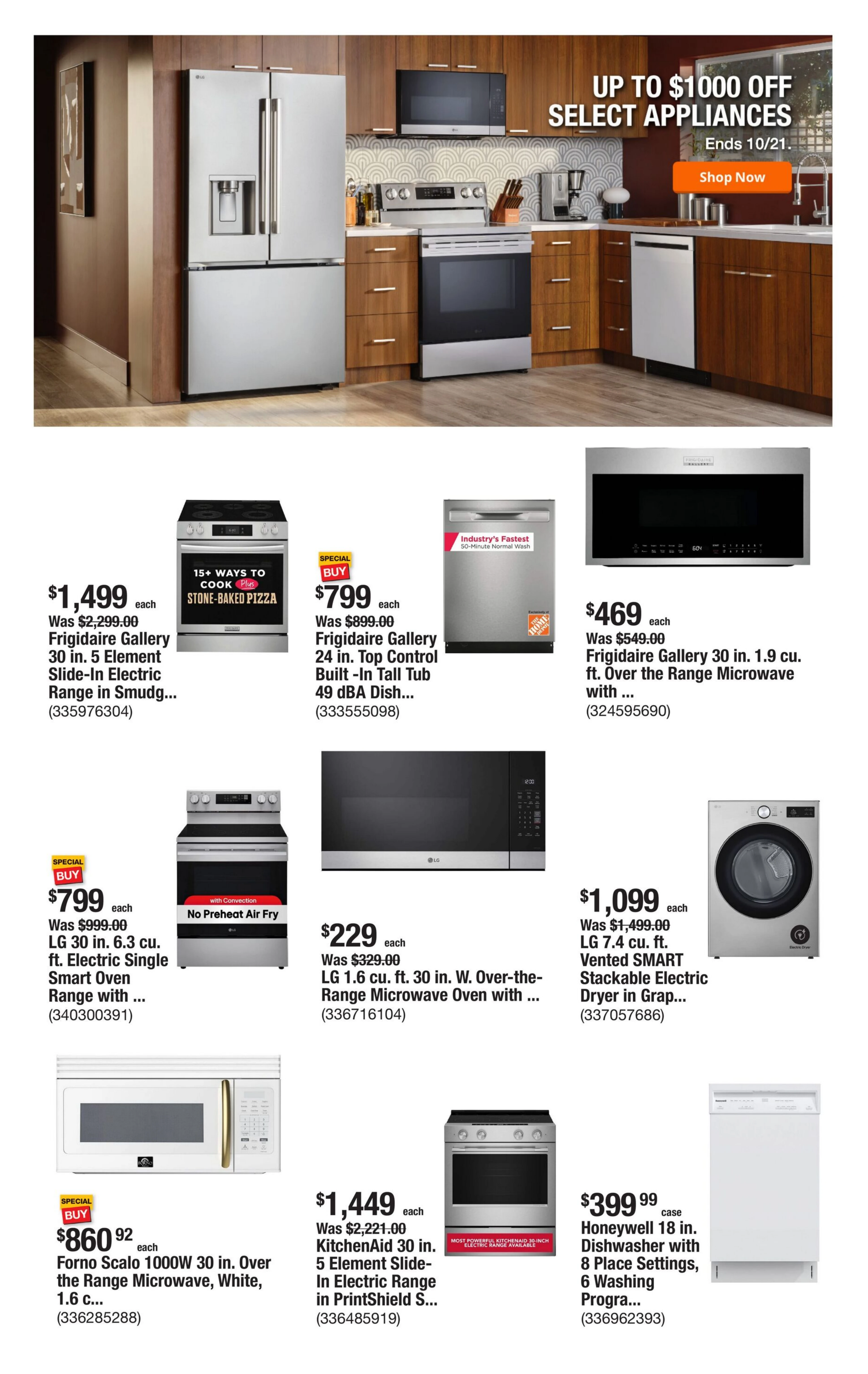 The Home Depot Page 4 of 10, weekly ad for Oct 1 - Oct 8, 2026