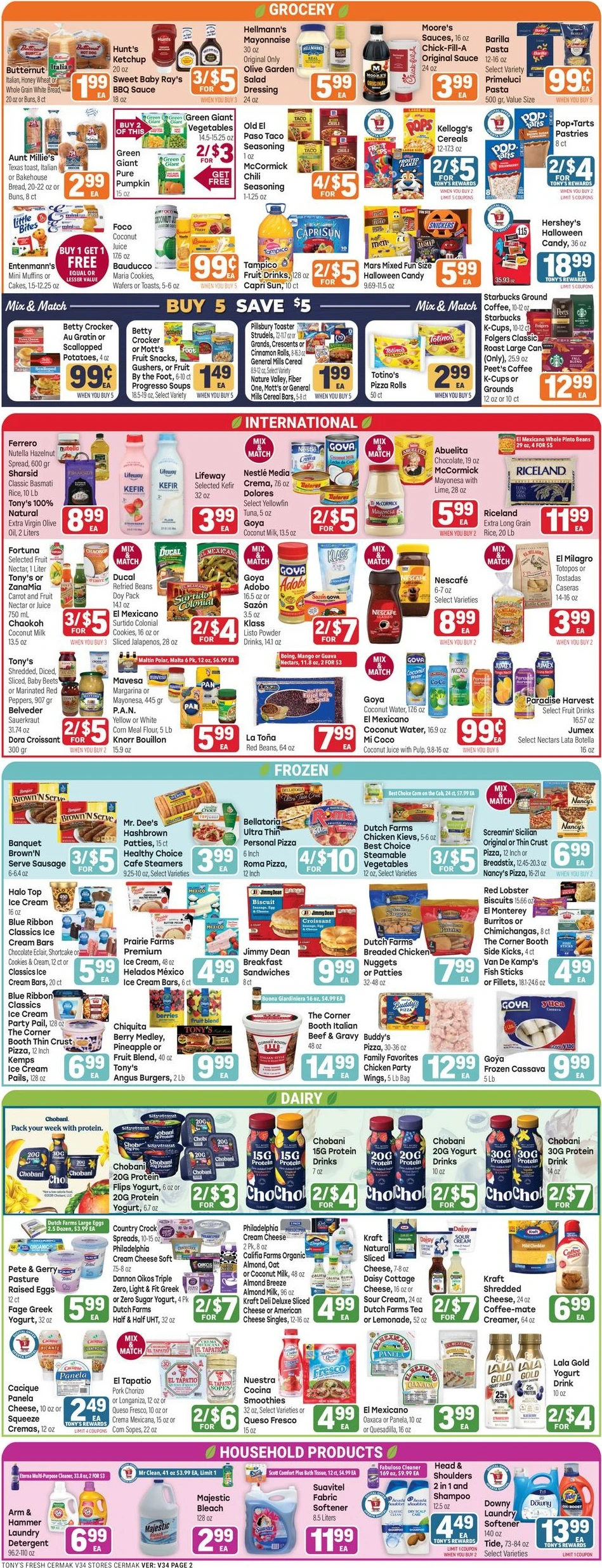 Tony's Fresh Market Page 2 of 4, weekly ad for Oct 7 - Oct 13, 2026