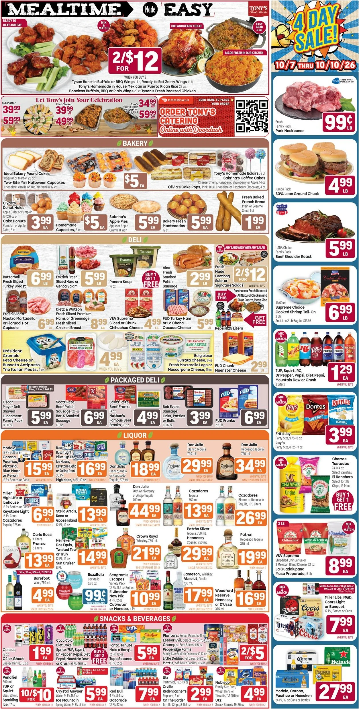 Tony's Fresh Market Page 3 of 4, weekly ad for Oct 7 - Oct 13, 2026