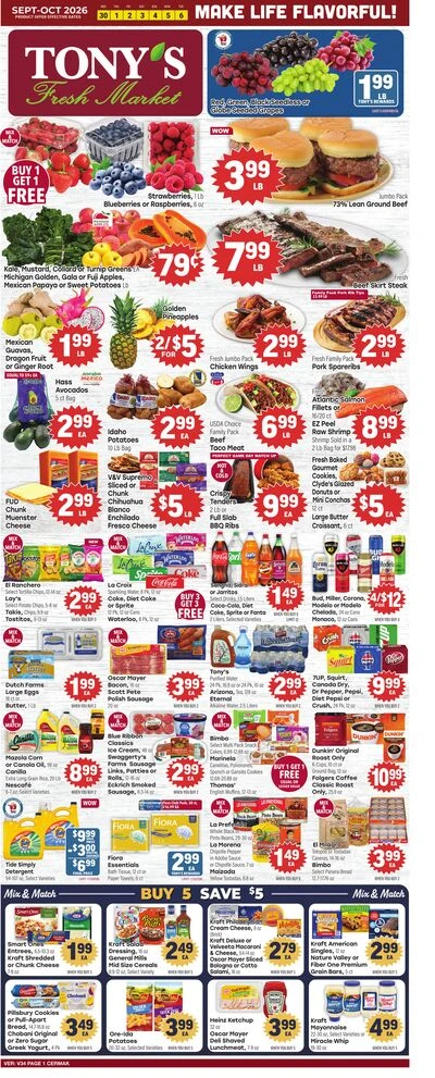 Tony's Fresh Market Page 1