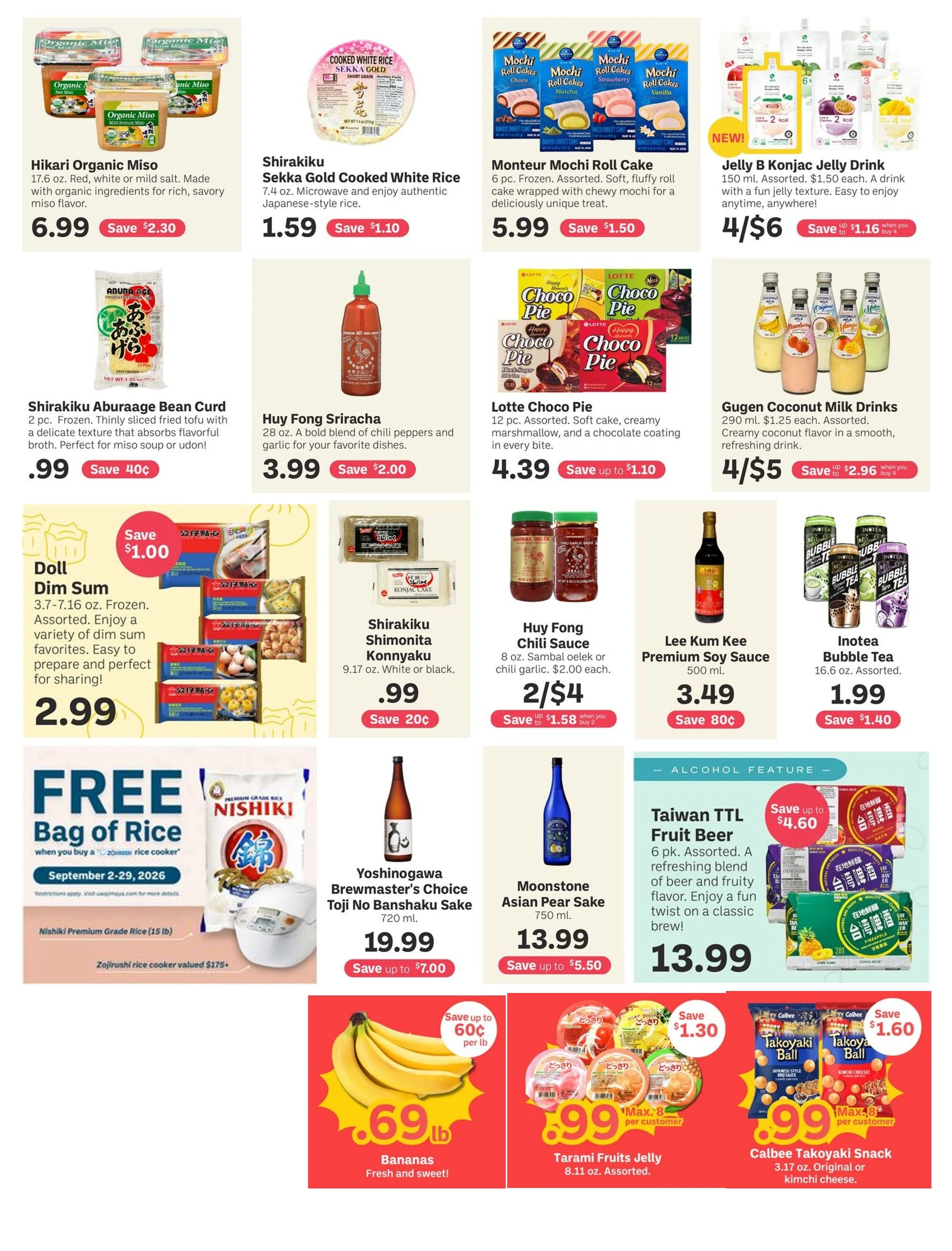 Uwajimaya Page 2 of 2, weekly ad for Sep 16 - Sep 22, 2026