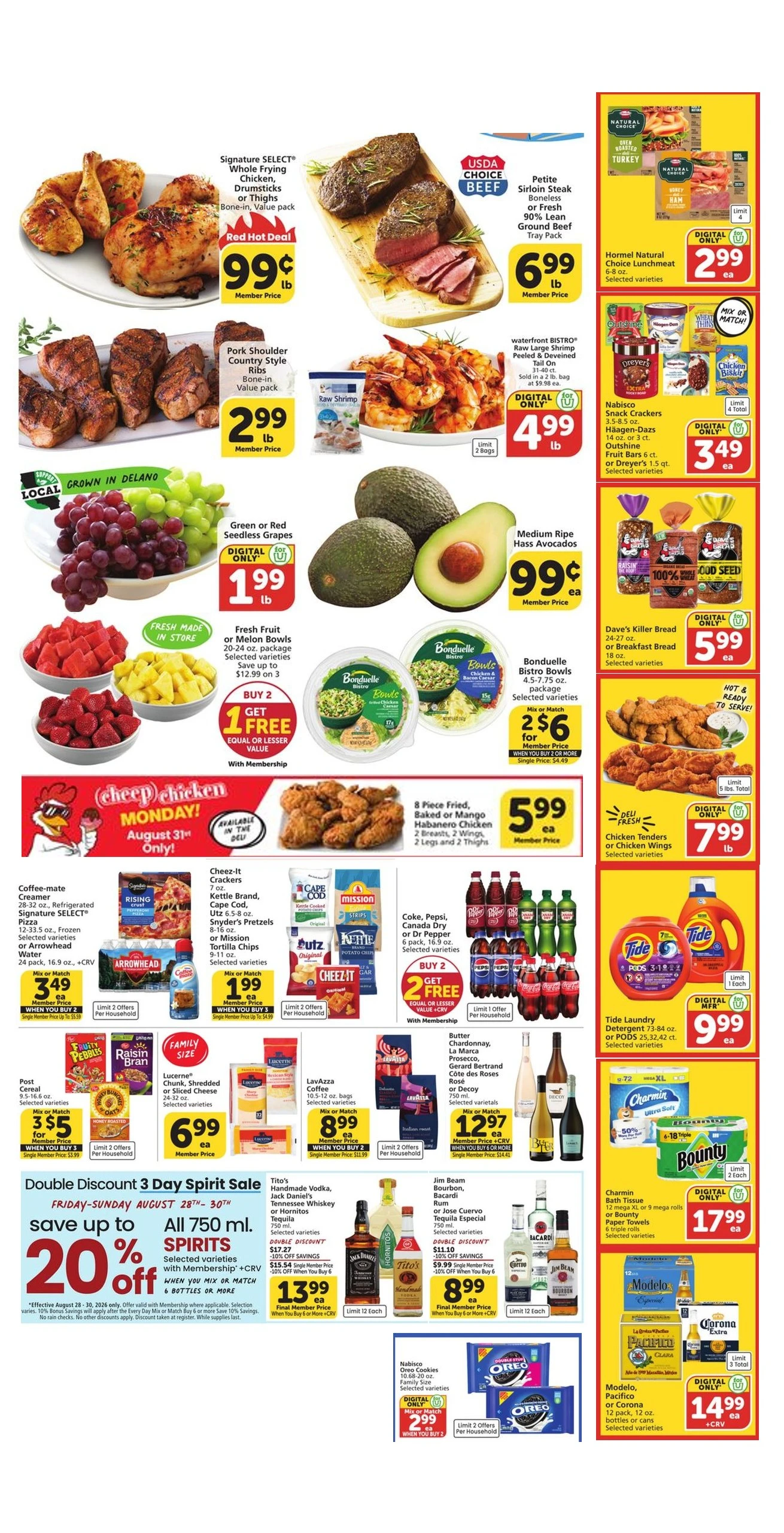 Vons weekly ad flyer, Aug26 – Sep01, 2026