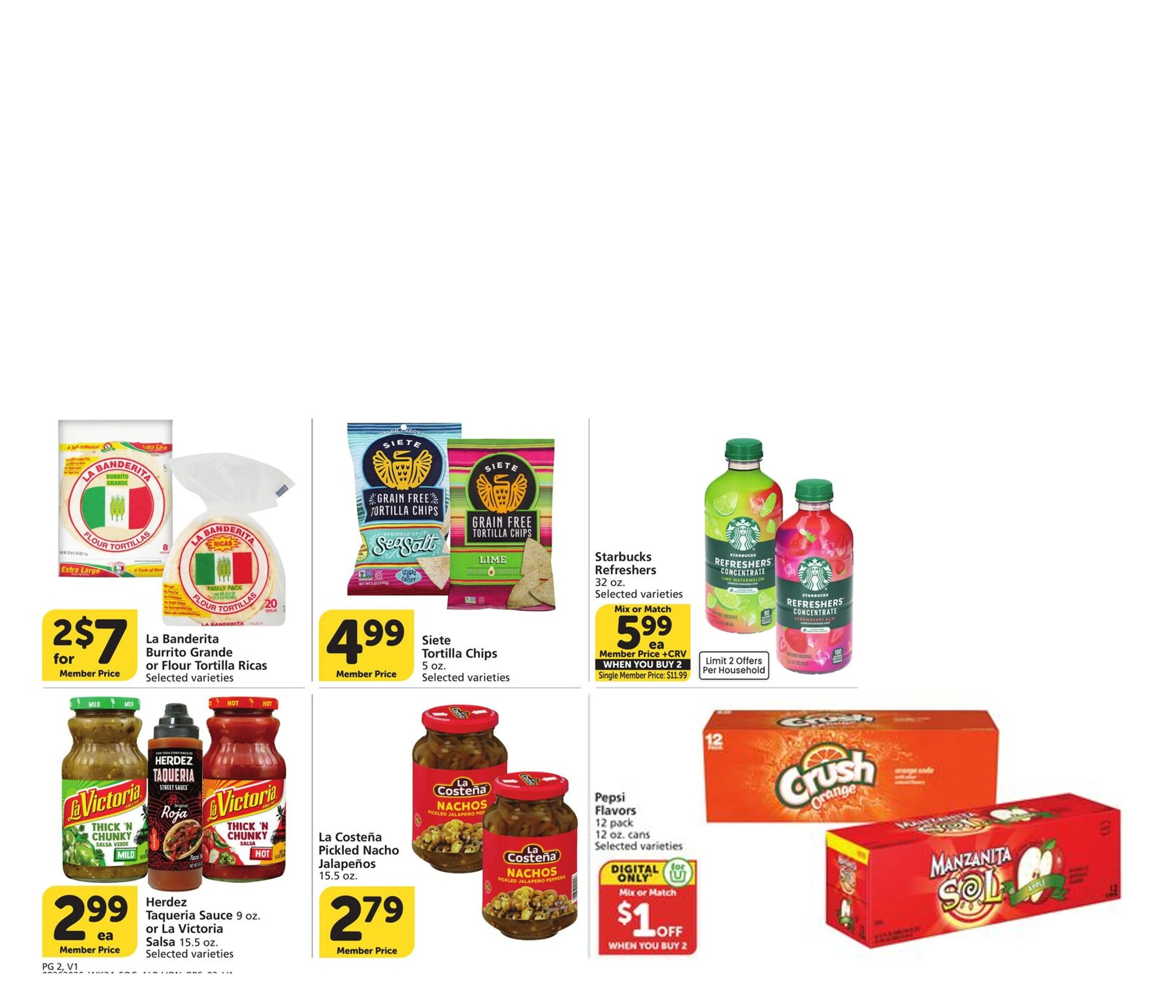 Vons Page 2 of 13, weekly ad for Aug 26 - Sep 22, 2026