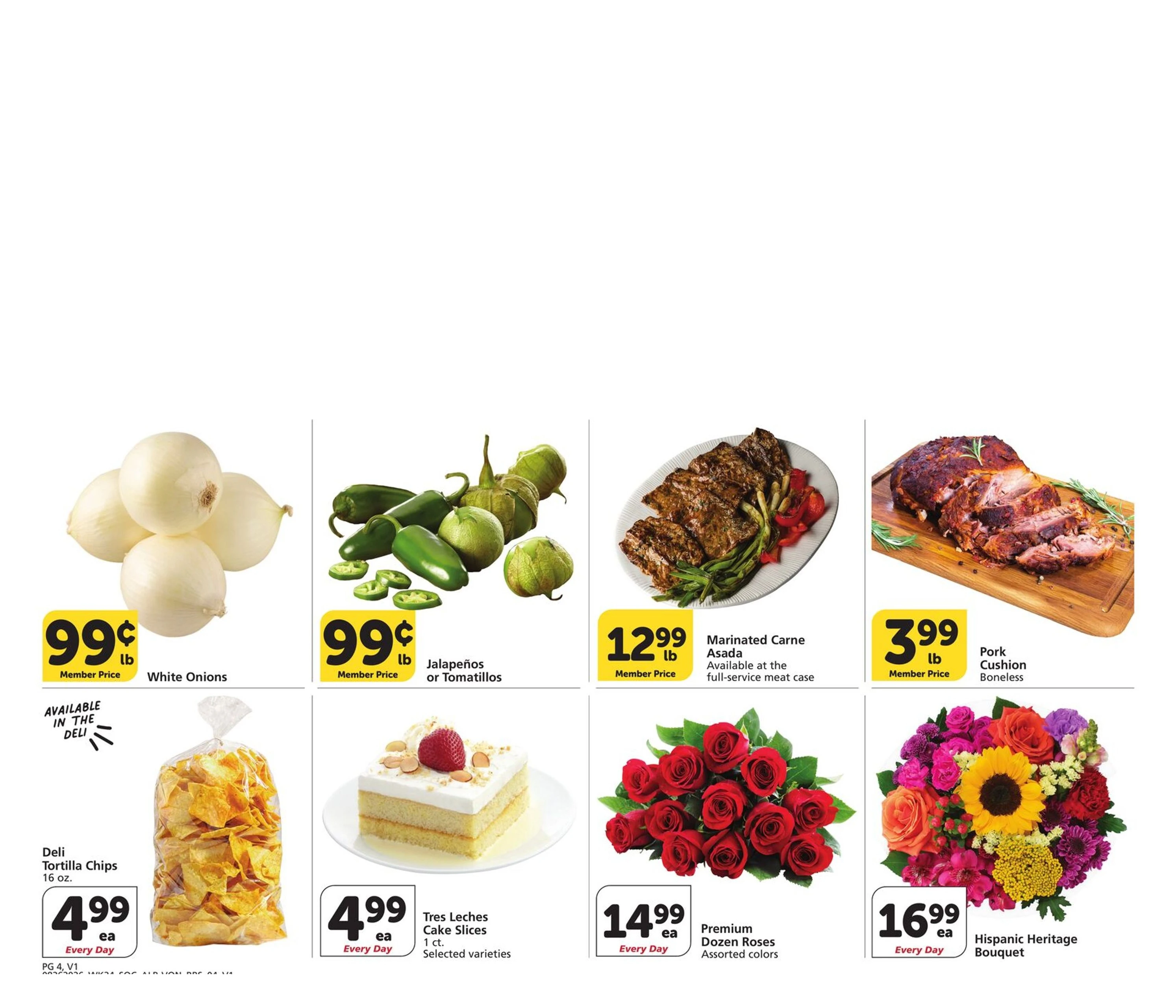 Vons Page 4 of 13, weekly ad for Aug 26 - Sep 22, 2026