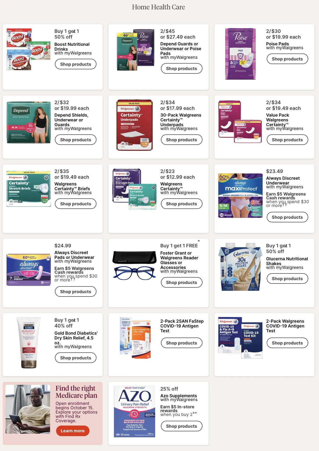 Walgreens Page 12 of 26, weekly ad for Oct 4 - Oct 10, 2026