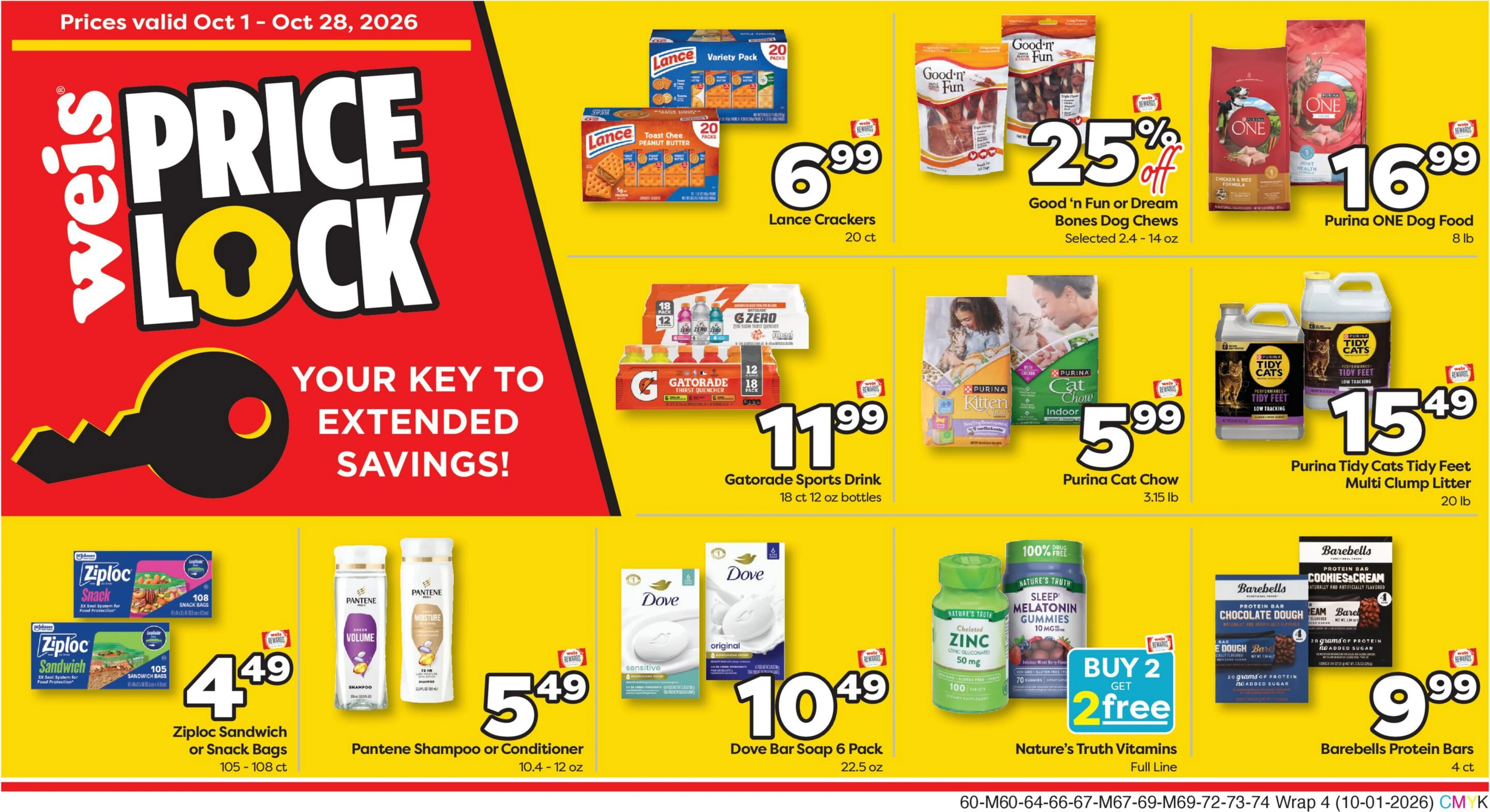 Weis Markets Page 3 of 7, weekly ad for Oct 1 - Oct 7, 2026