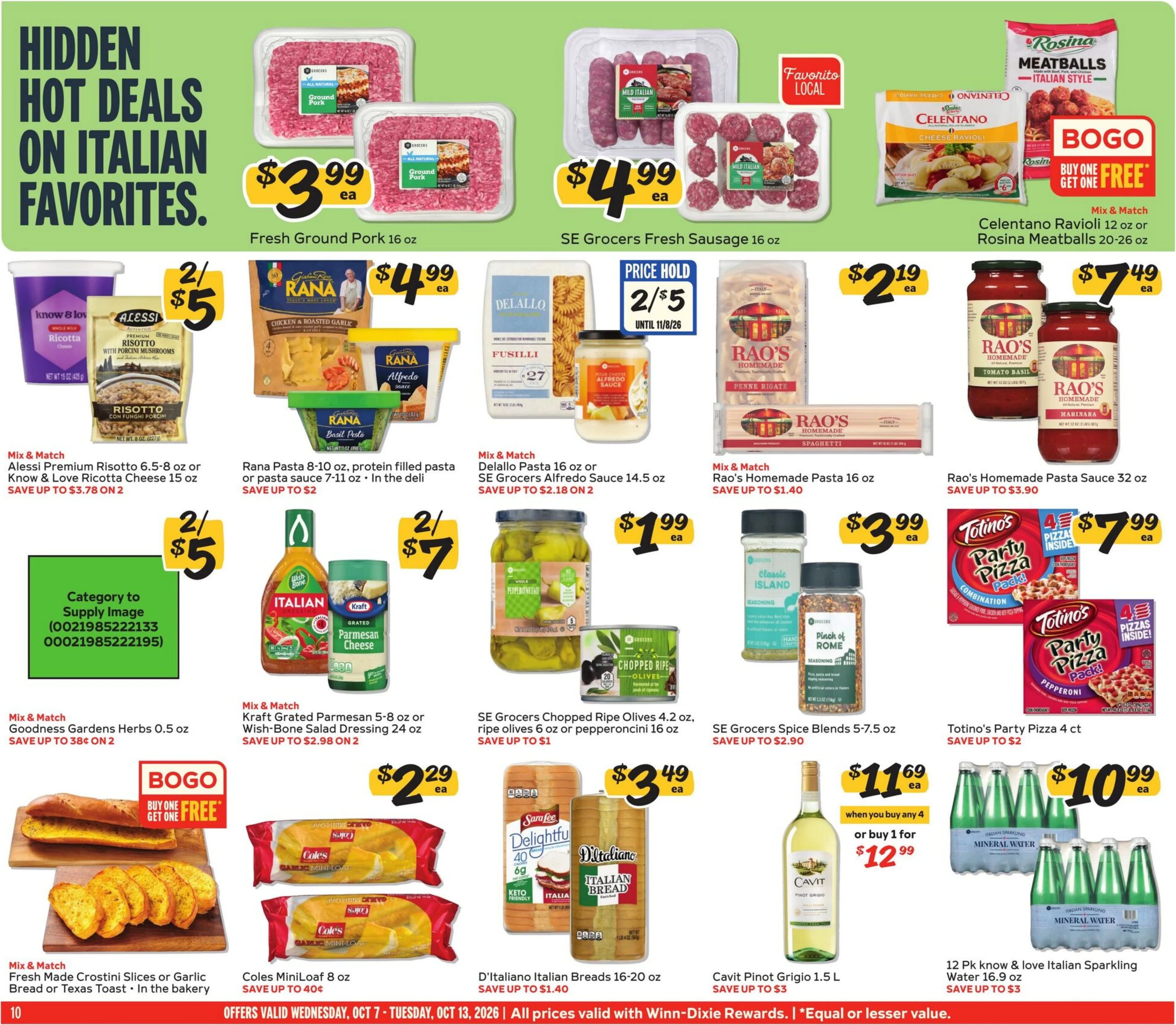 Winn-Dixie Page 10 of 12, weekly ad for Oct 7 - Oct 13, 2026