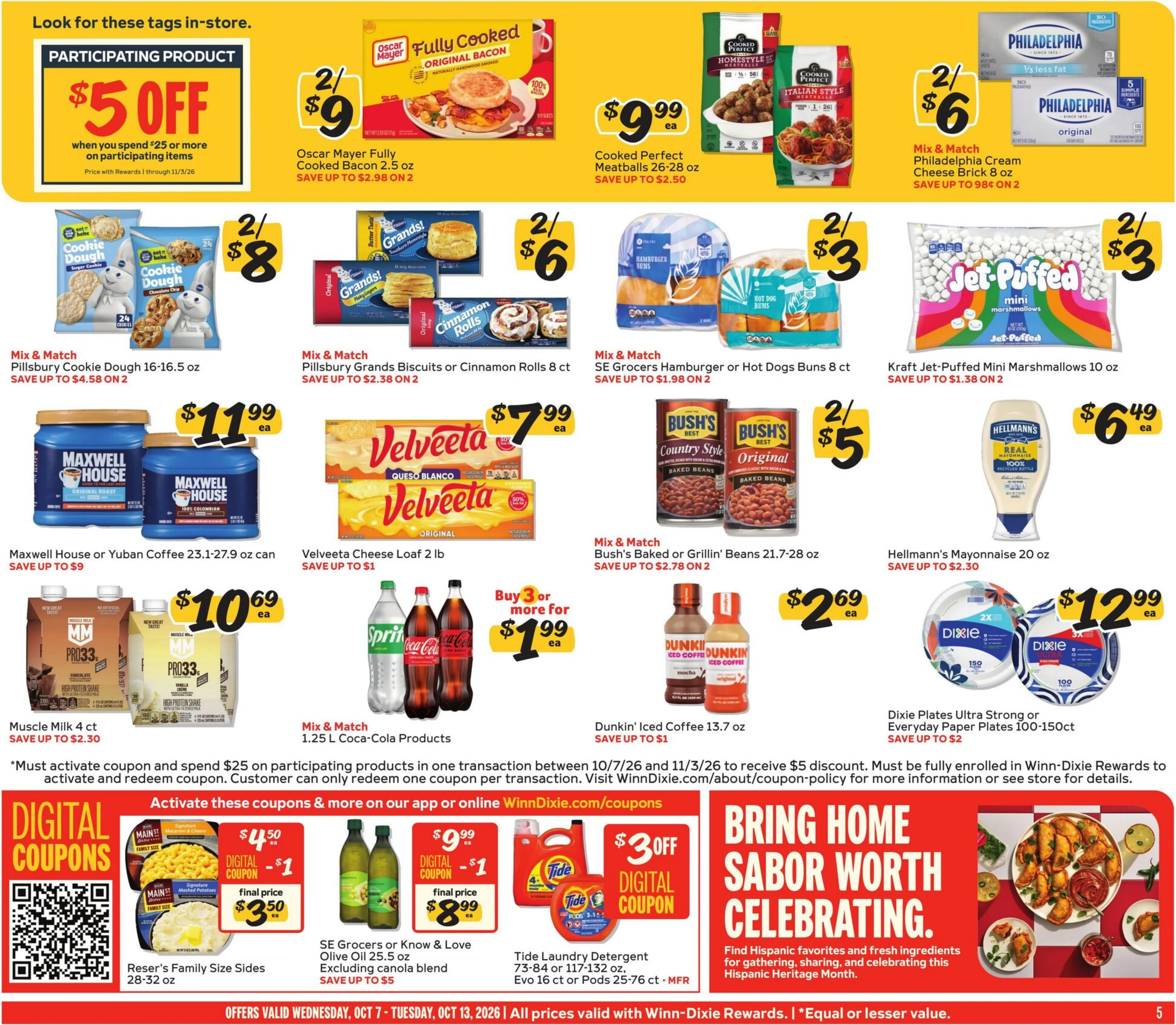 Winn-Dixie Page 5 of 12, weekly ad for Oct 7 - Oct 13, 2026