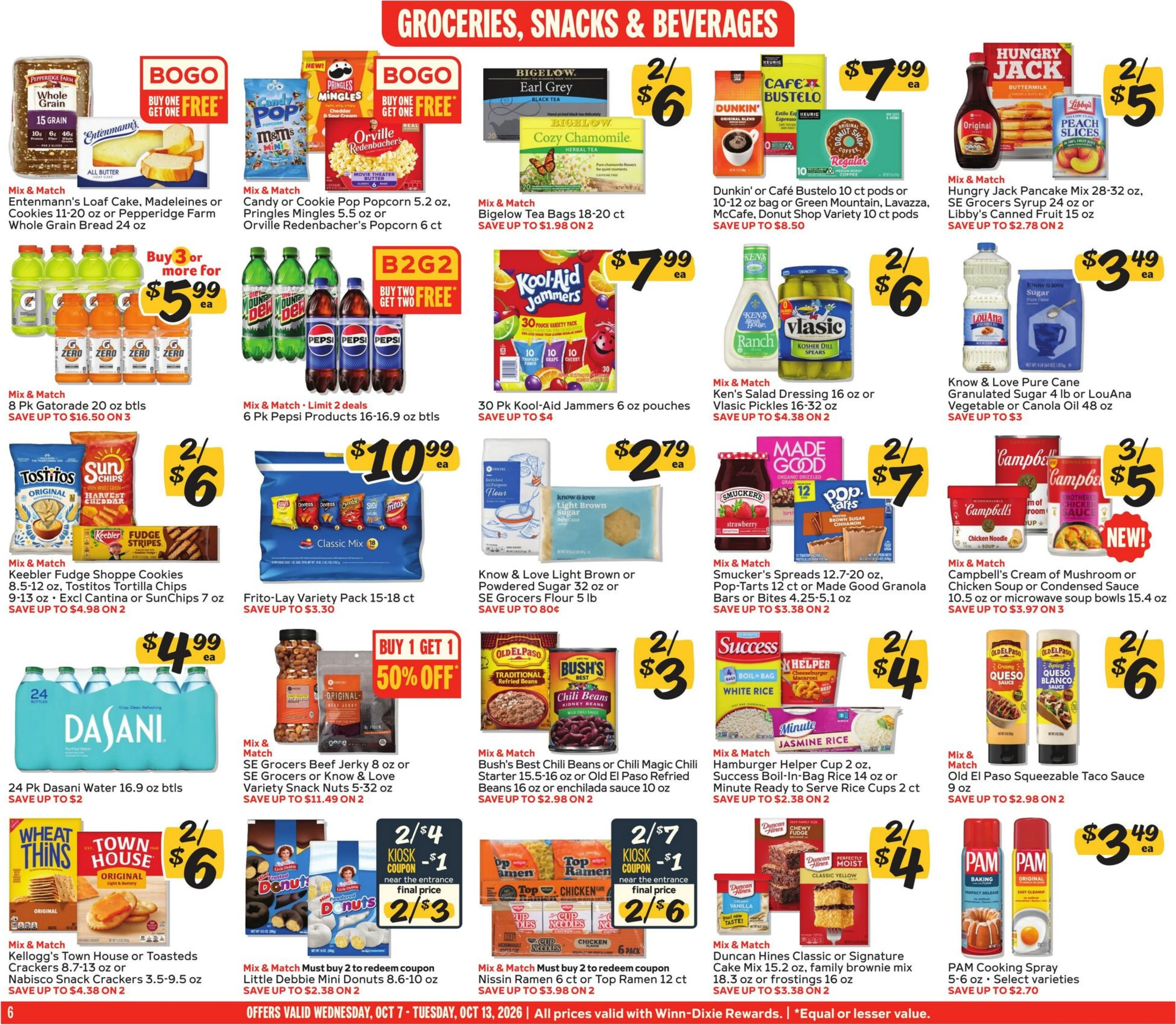Winn-Dixie Page 6 of 12, weekly ad for Oct 7 - Oct 13, 2026