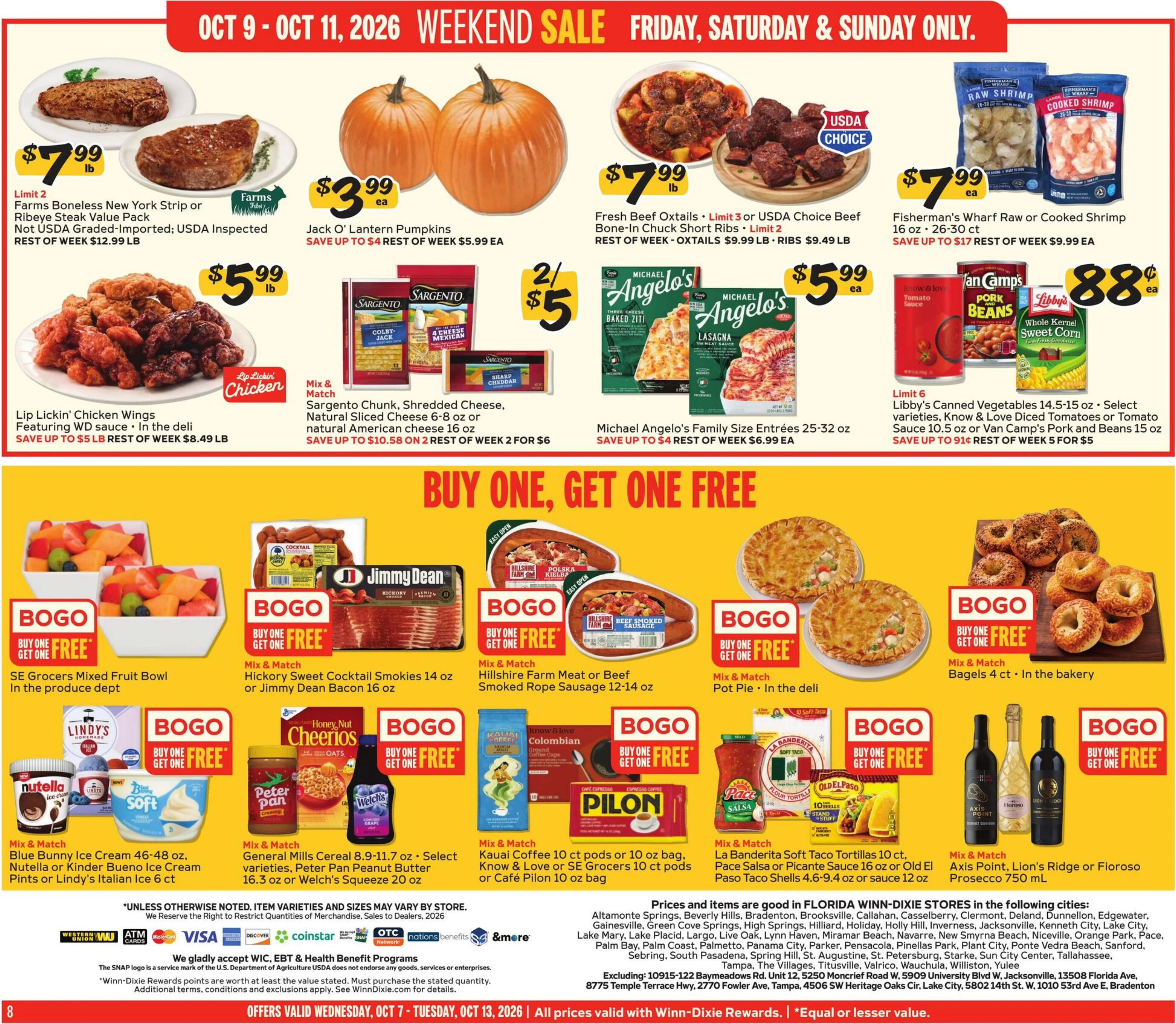 Winn-Dixie Page 8 of 12, weekly ad for Oct 7 - Oct 13, 2026