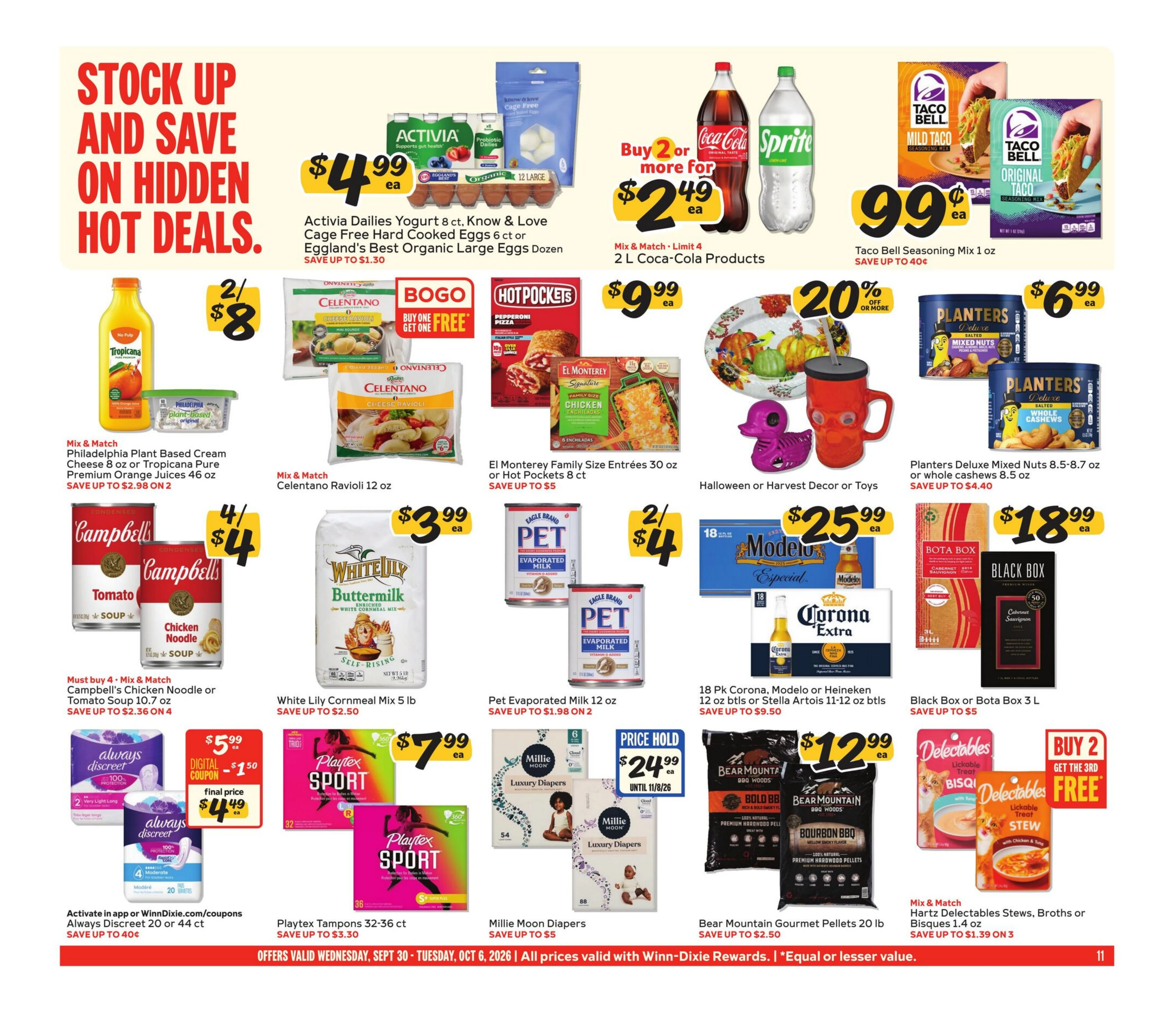 Winn-Dixie Page 11 of 12, weekly ad for Sep 30 - Oct 6, 2026