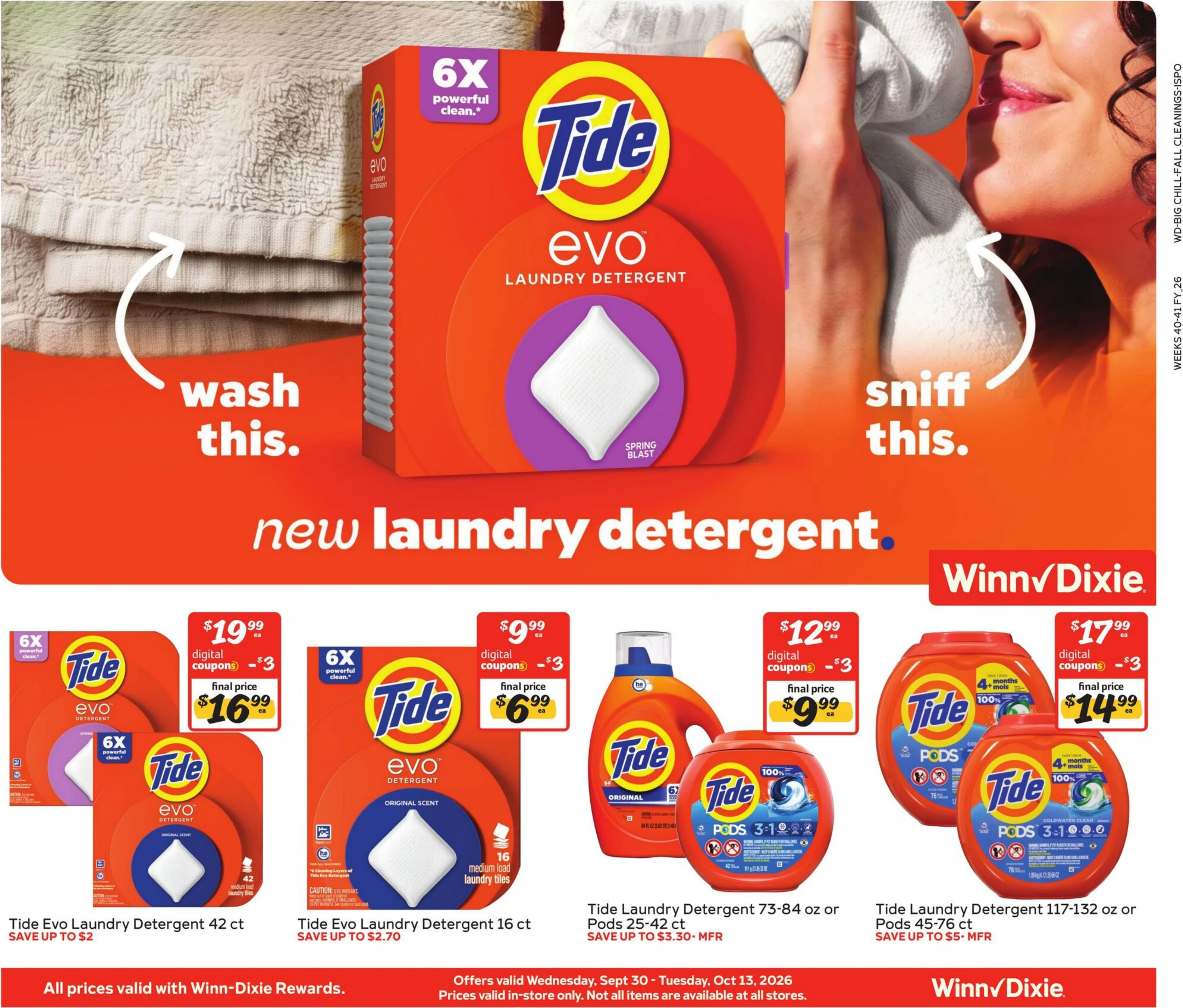 Winn-Dixie Page 10 of 10, weekly ad for Sep 30 - Oct 13, 2026